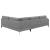 Clint Chenille L-Shape Sectional Sofa with Loose Back