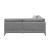 Clint Chenille L-Shape Sectional Sofa with Loose Back