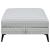 Clint Fabric Storage Ottoman with Tapered Legs