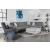 Clint Fabric Storage Ottoman with Tapered Legs