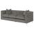 Phoebe Tufted Velvet Tuxedo Arms Sofa