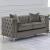 Phoebe Tufted Velvet Tuxedo Arms Loveseat