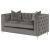 Phoebe Tufted Velvet Tuxedo Arms Loveseat