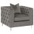 Phoebe Tufted Velvet Tuxedo Arms Chair