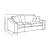 Ashlyn Fabric Sloped Arms Living Room Set