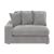 Blaine Polyester Fabric/Wood Reversible L-Shape Sectional Sofa