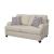 Gwen Recessed Arms Fabric Loveseat