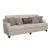 Glenn Cushion Back Fabric Living Room Set