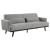 Blake Polyester Fabric Sofa with Track Arms