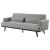 Blake Polyester Fabric Sofa with Track Arms
