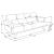 Blake Fabric Living Room Set with Track Arms