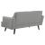 Blake Fabric Loveseat with Track Arms