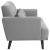 Blake Fabric Loveseat with Track Arms