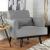 Blake Fabric Chair with Track Arms