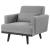 Blake Fabric Chair with Track Arms