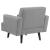 Blake Fabric Living Room Set with Track Arms