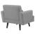 Blake Fabric Chair with Track Arms