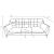 Moira Leatherette Tufted Living Room Set with Track Arms