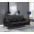 Moira Leatherette Tufted Living Room Set with Track Arms