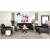 Moira Leatherette Tufted Loveseat with Track Arms