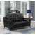 Moira Leatherette Tufted Living Room Set with Track Arms