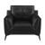 Moira Leatherette Tufted Chair with Track Arms