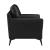 Moira Leatherette Tufted Living Room Set with Track Arms