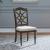 Arden Road Chenille/Wood Splat Back Side Chair