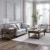 Arden Road Square Wood & Glass Collector Cocktail Table | Cherry