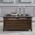 Arden Road Square Wood & Glass Collector Cocktail Table | Cherry