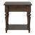 Arden Road Square Wood & Glass Collector Cocktail Table | Cherry
