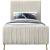 Zara Velvet Twin Size Bed