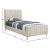 Zara Velvet Twin Size Bed