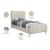 Zara Velvet Twin Size Bed