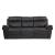 SM Dublin Faux Leather Manual Reclining Sofa
