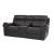 SM Dublin Faux Leather Manual Reclining Loveseat