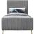Zara Velvet Twin Size Bed