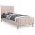 Zara Velvet Twin Size Bed