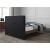 Vance Mid-Century Modern Linen Fabric Queen Size Bed