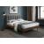 Vance Mid-Century Modern Linen Fabric King Size Bed