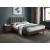 Vance Mid-Century Modern Linen Fabric King Size Bed