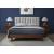 Vance Mid-Century Modern Linen Fabric King Size Bed