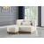 Marquis Velvet Ottoman