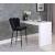 Lily Velvet Bar Stool with Matte Black Metal Legs with Gold Tips