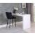 Lily Velvet Bar Stool with Matte Black Metal Legs with Gold Tips