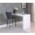 Lily Velvet Bar Stool with Matte Black Metal Legs with Gold Tips