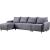 Marcin Fabric L-Shaped Reversible Sectional Sofa