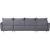 Marcin Fabric L-Shaped Reversible Sectional Sofa