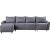Marcin Fabric L-Shaped Reversible Sectional Sofa