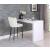 Lily Velvet Bar Stool with Matte Black Metal Legs with Gold Tips